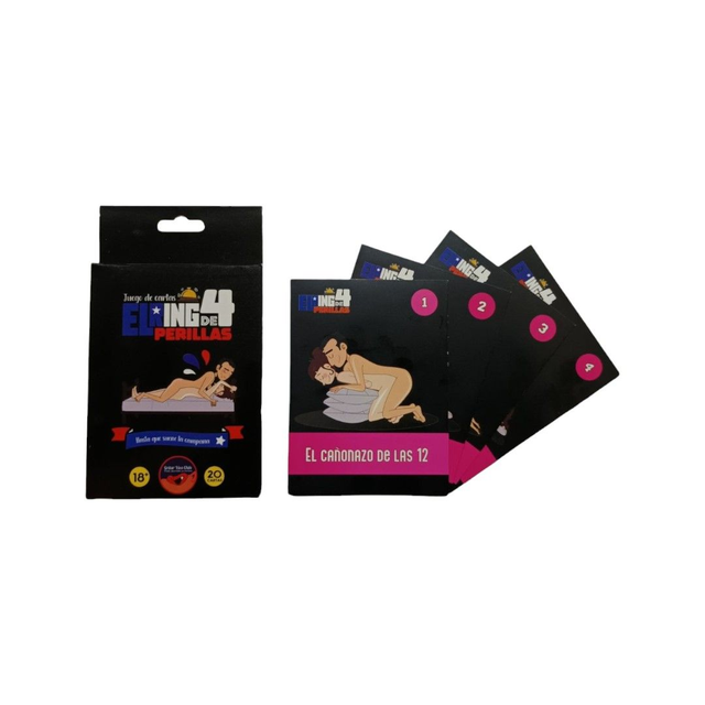 Juego Erótico de Cartas El Ring de 4 Perillas