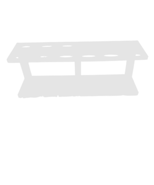 White blending brush holder stand 