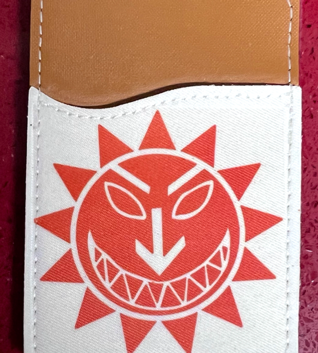Levellers Credit Card Holder With Levellers Logo. 9.7cm by 6.6 cm