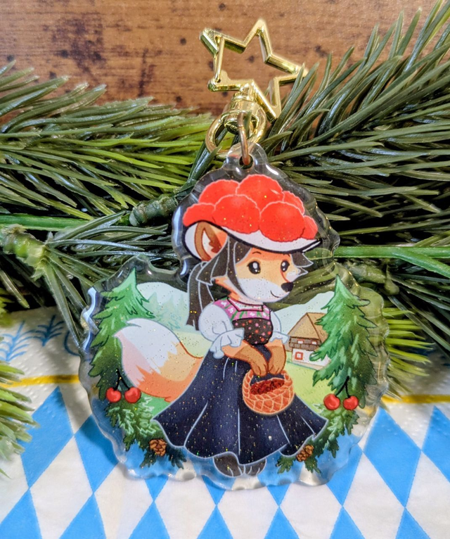 Schwarzwald vixen keychain