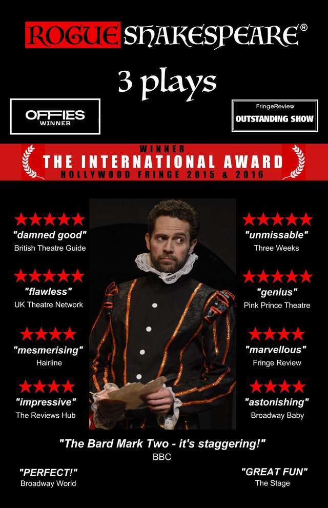 ROGUE SHAKESPEARE® - 3 plays - Pretty, Witty Nell®, Love Labours Won & Romeo and Juliet it Ain’t (aka ‘Sweet Love Adieu v.2’) (paperback) 3rd edition