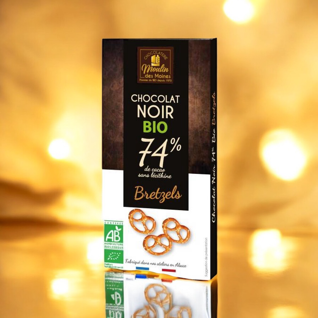 Chocolat Noir - Éclats de Bretzels 🥨 