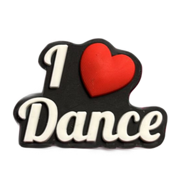 Croc Charm - I Love Dance 
