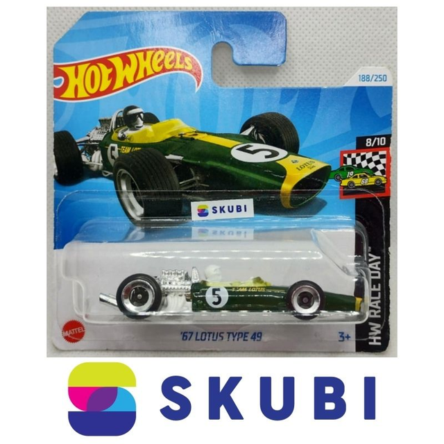 1967 Lotus Type 49 Hot Wheels 188/250 HW Race Day 8/10