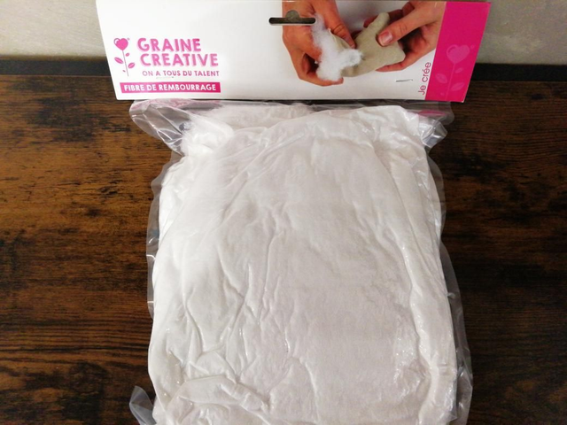 Fibre de rembourrage 250g 100% polyester 