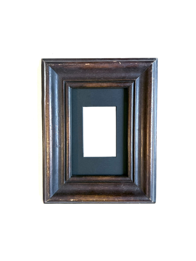 Petit cadre en bois pour carte de visite