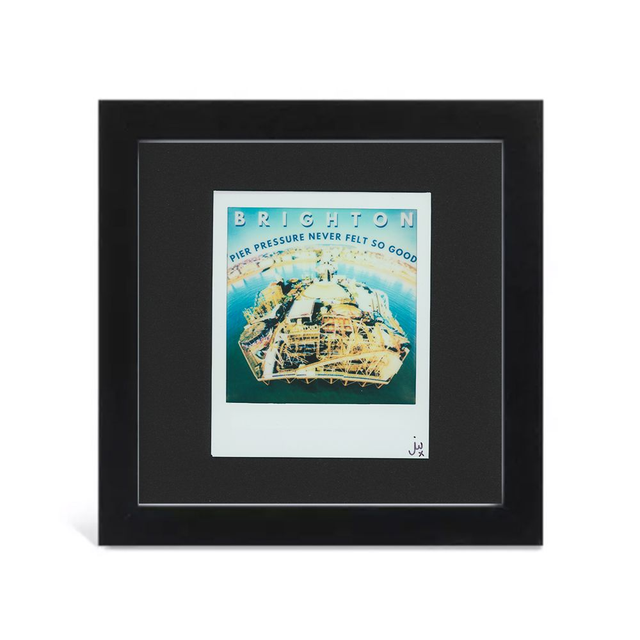 Framed Brighton Pier Pressure Digital Polaroid Artwork