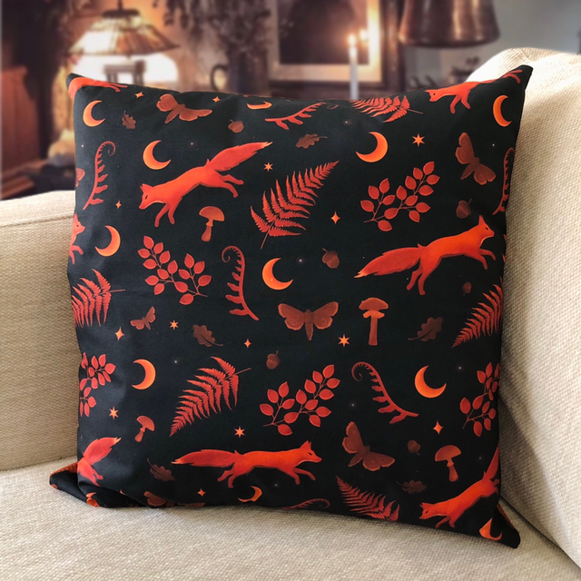 Coussin 40x40 - Le bois aux renards 