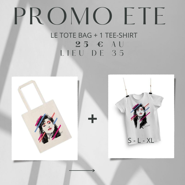 TOTE BAG + TEE SHIRT (promo été 2024) 