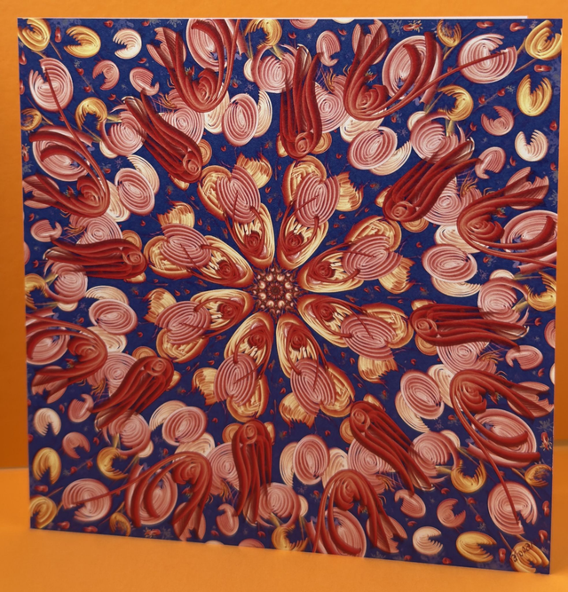 un' altra te 1 - karte mit einlageblatt und couvert