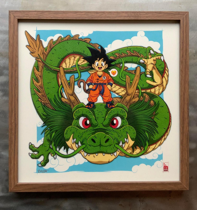 Cadre Goku Shenron
