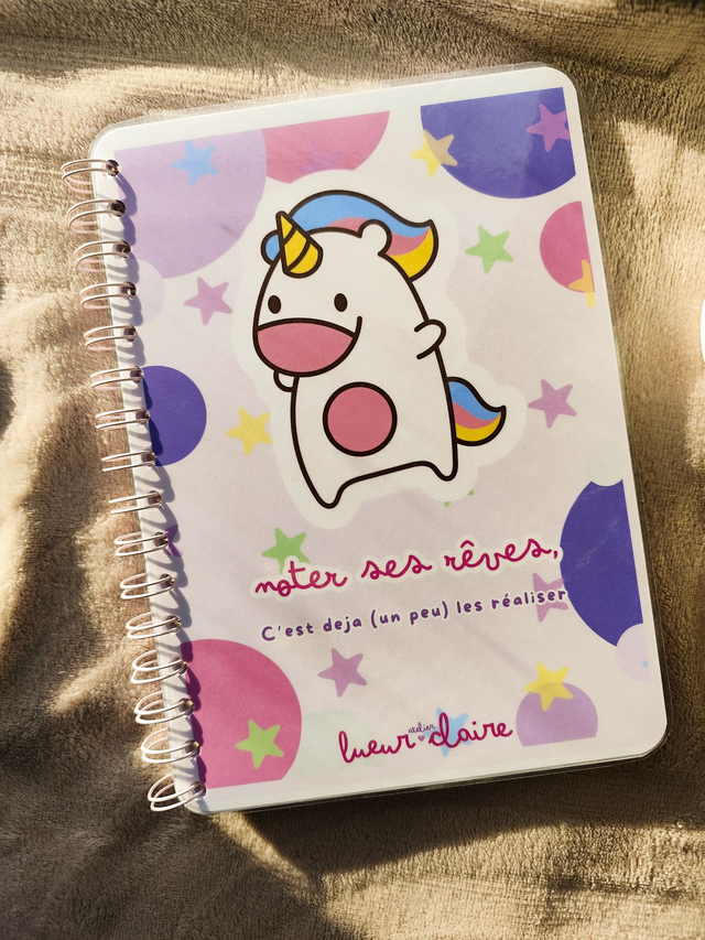Carnet Good Vibes - Licorne