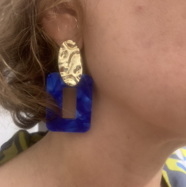 Boucle d’oreille Cobalt