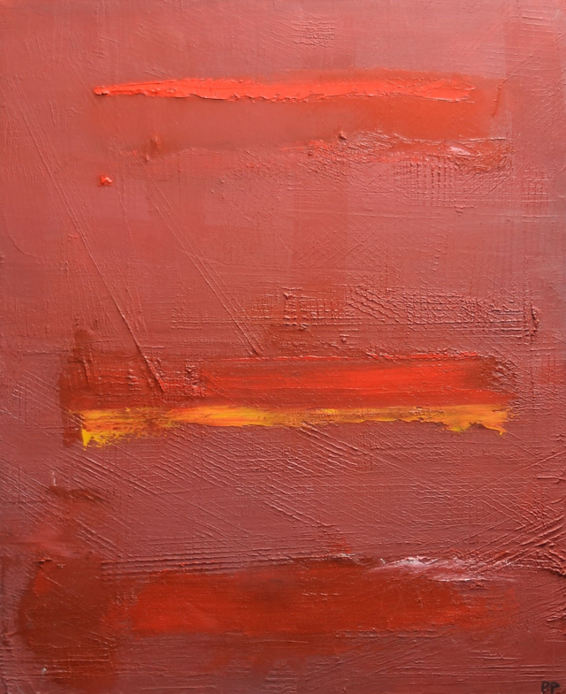 Tensions, Huile sur toile, 50 cm * 61 cm