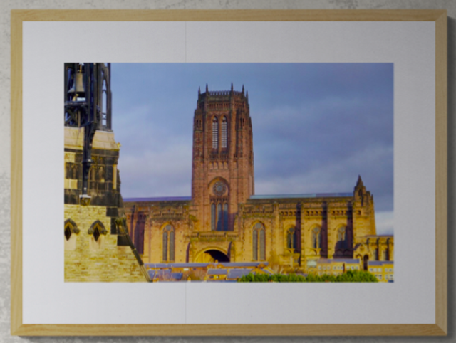 Golden Sunset Cathedral - Print