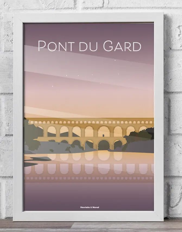 07 - Carte postale ville Pont du Gard