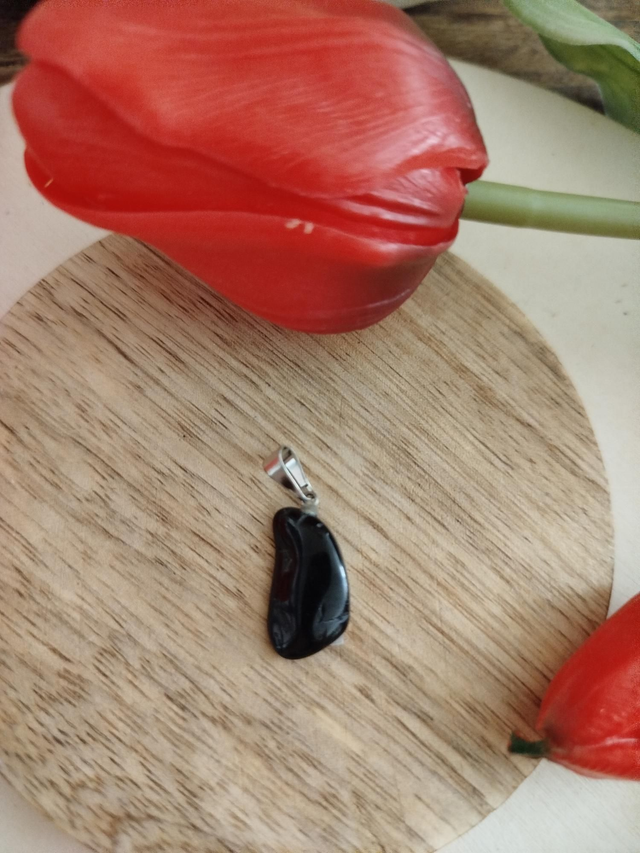 Pendentif en Tourmaline Noire