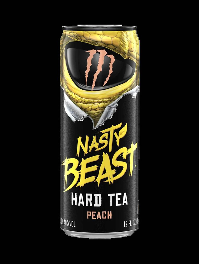 MONSTER ENERGY NASTY BEAST HARD TEA PEACH 355ML ALCOLICA 6%