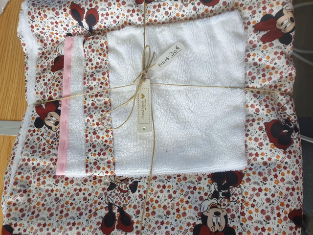 Serviette +gant De Toilette. Couture fait maison Annoeullin Lille 