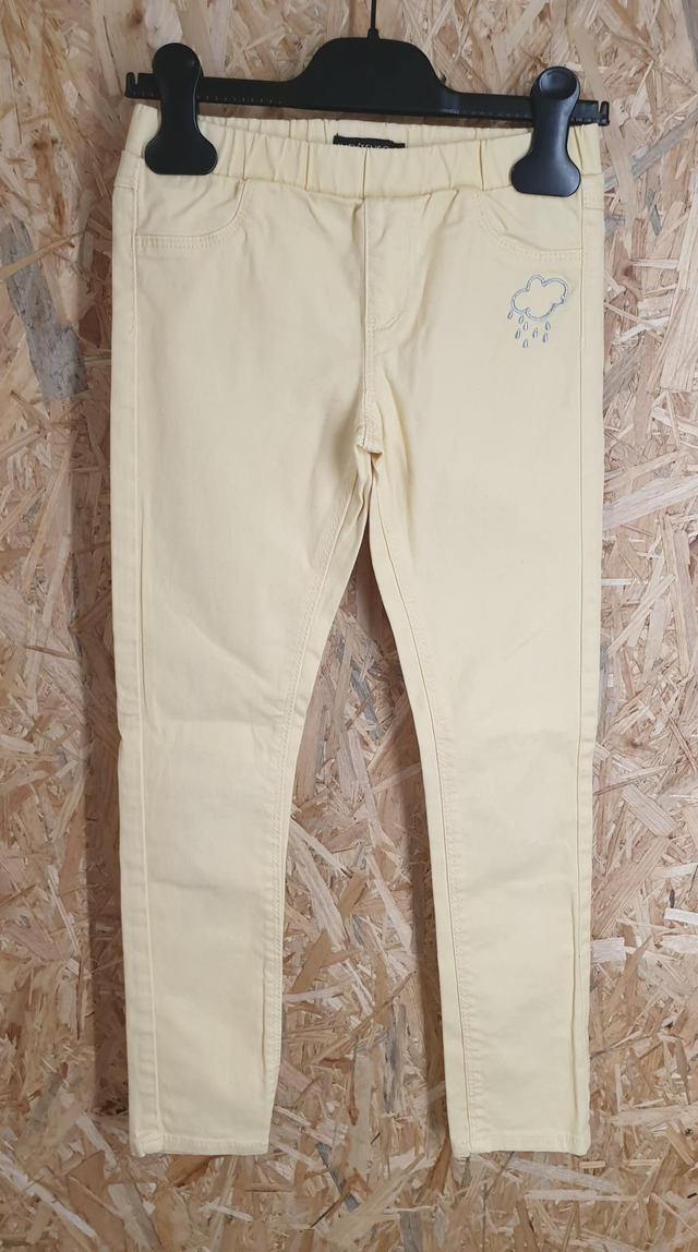 Pantalon jegging jaune clair 7 ans