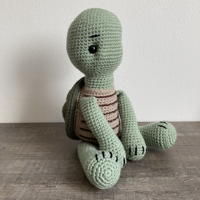 Peluche Willy la Tortue au crochet