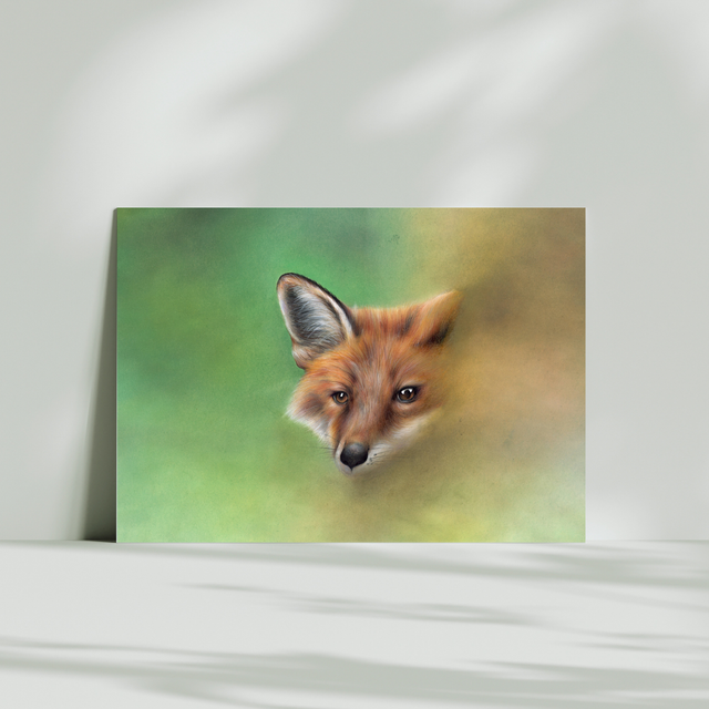 Carte de vœux - Renard N°6