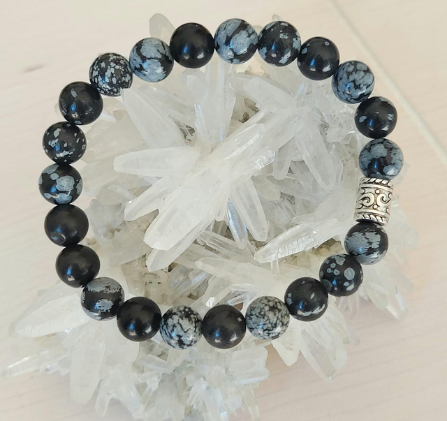 Obsidienne Flocon de Neige 