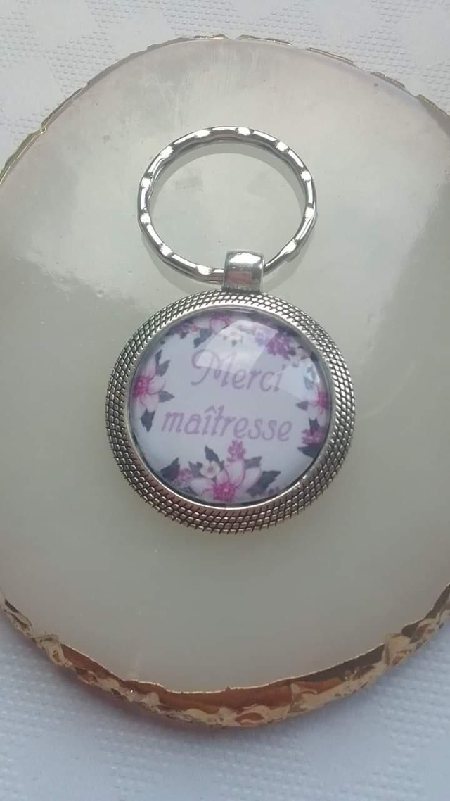 Porte-clés 👩‍👧Merci maîtresse 