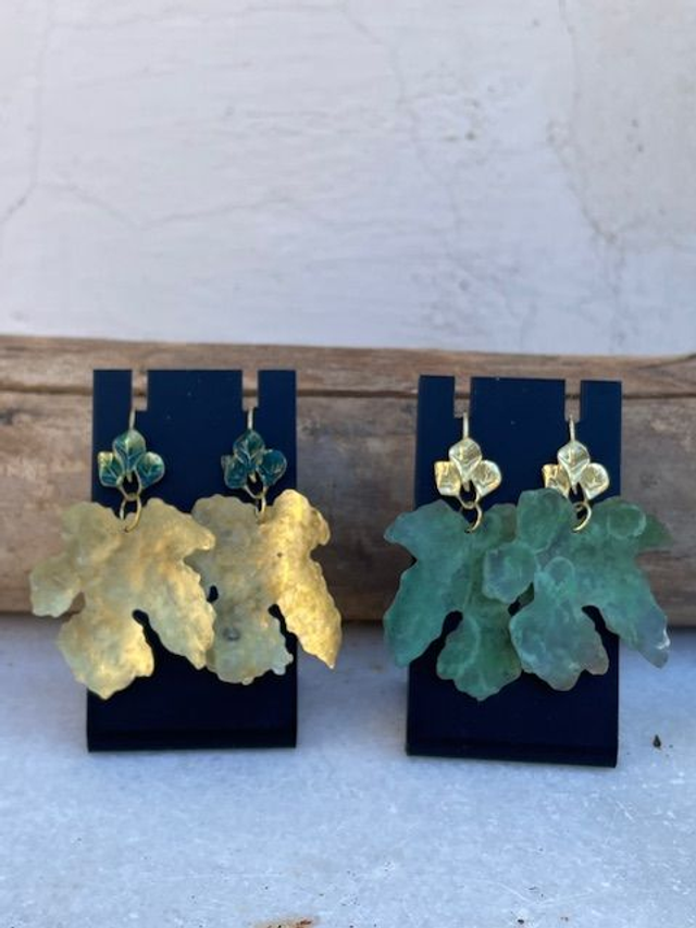 Pendientes Hoja de Parra