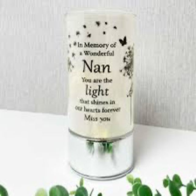 Memorial Light Up Tube Light - Nan