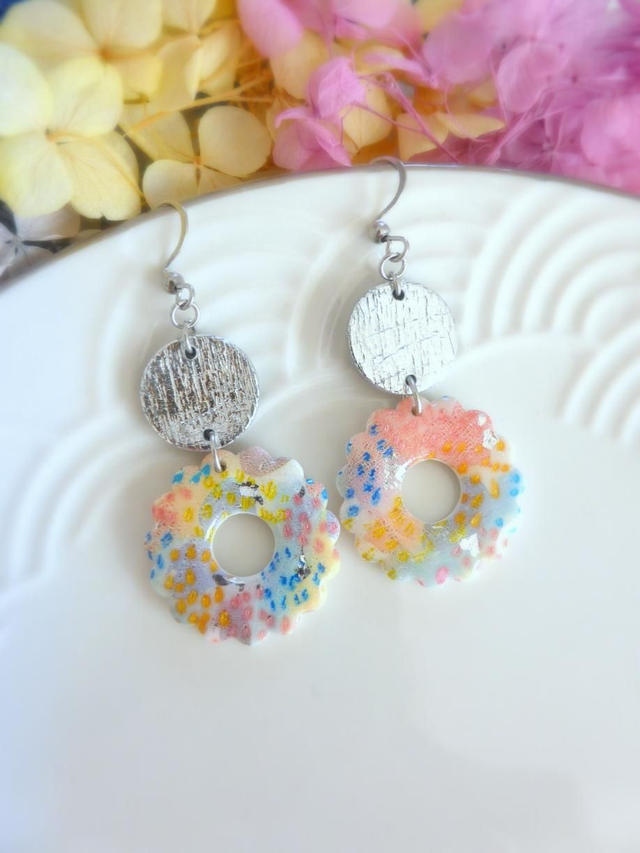 Boucles d'oreilles couronnes - Courbe réinventée