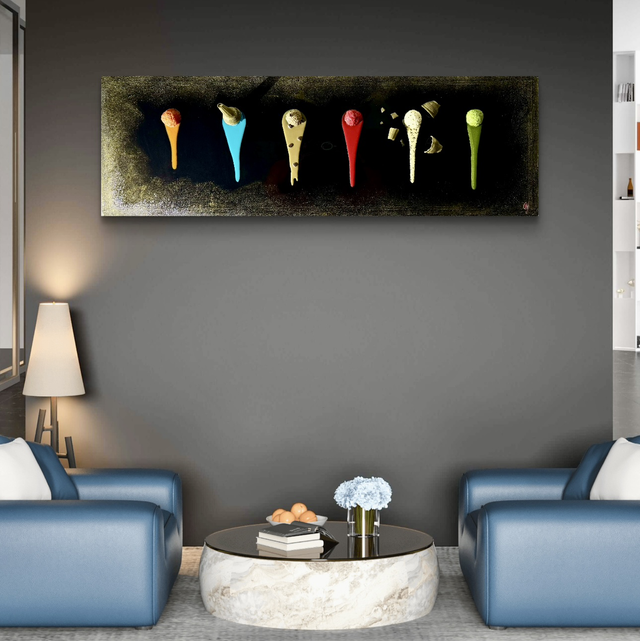 Collection Ice n*4 - les cornets - 40x120cm