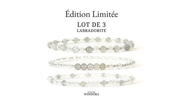 Bracelet | Labradorite - Collection 2 | Lot de 3