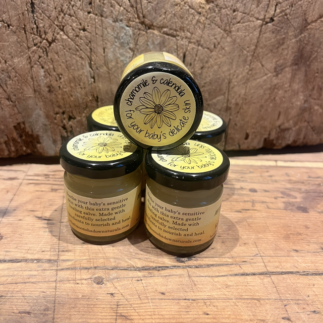 Chamomile and calendula baby salve 