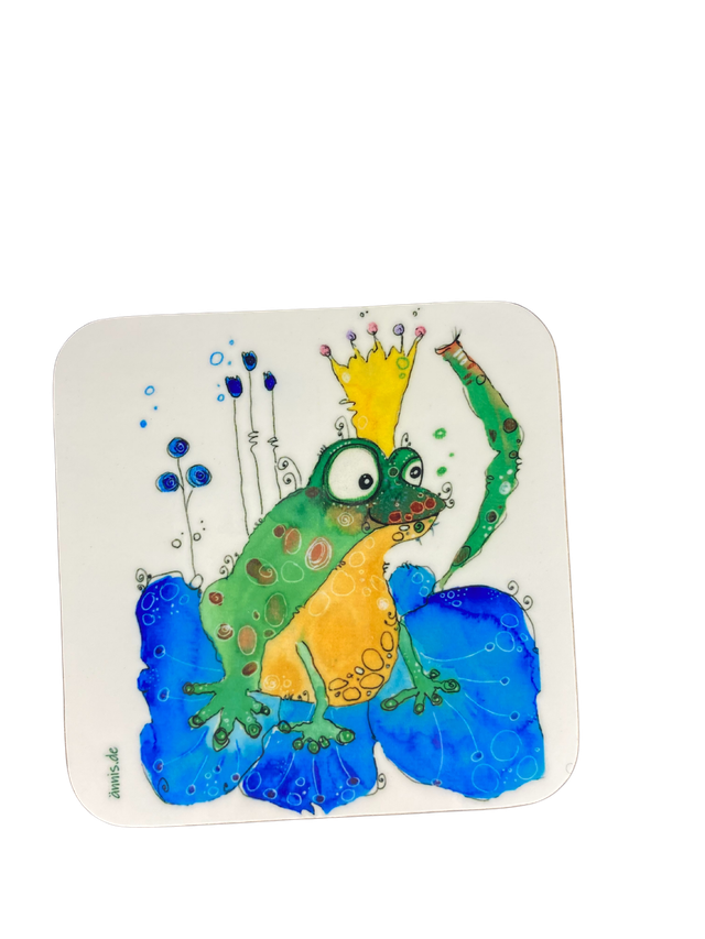 Untersetzer "Froschkönig"