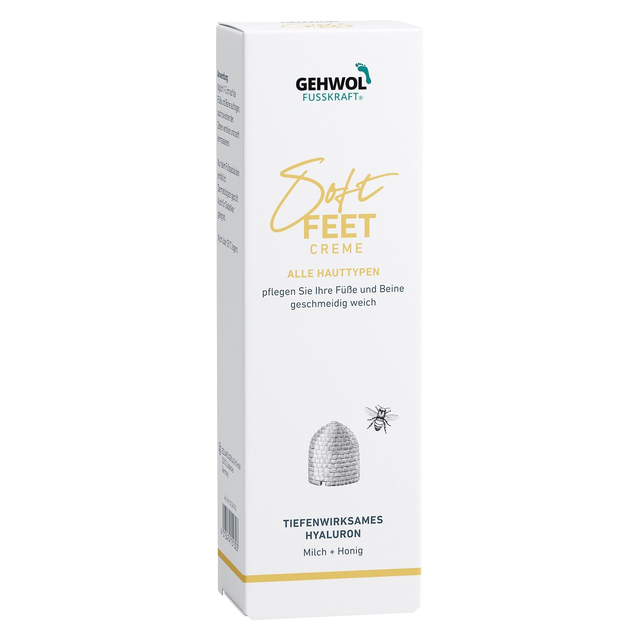 4013474101339 GEHWOL FUSSKRAFT Soft Feet Creme pflegen Sie Ihre Füße und Beine geschmeidig weich 125 ml