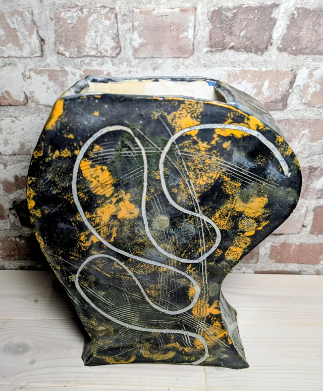 'Timeline' Stoneware Vase 