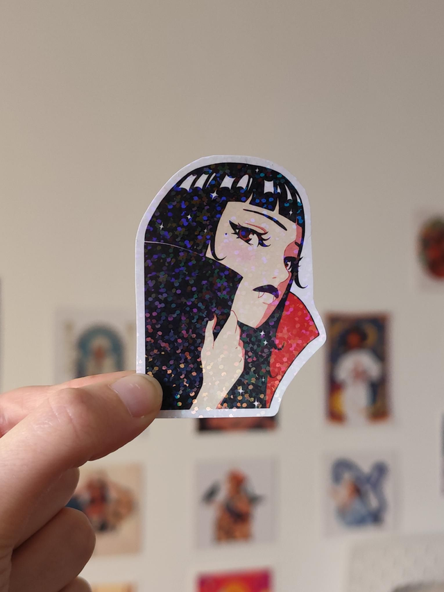 Vampire sticker