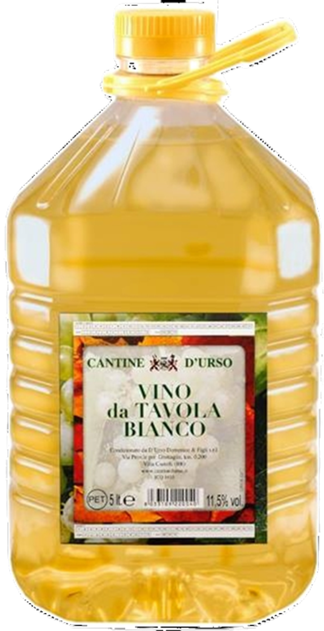 Vino bianco - cartone da 4 PET da 5 litri