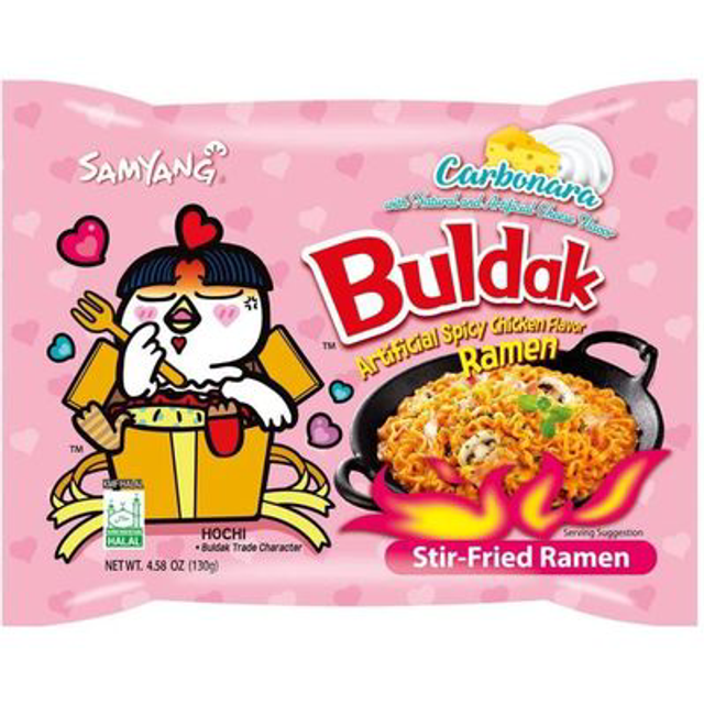 SAMYANG BULDAK CARBONARA – HOT CHICKEN RAMEN 130g