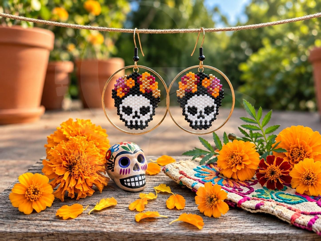 Boucles d'oreilles "Frida"