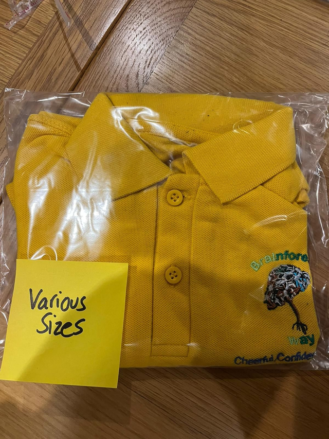 LOGO Yellow Polo Shirt (Various Sizes)