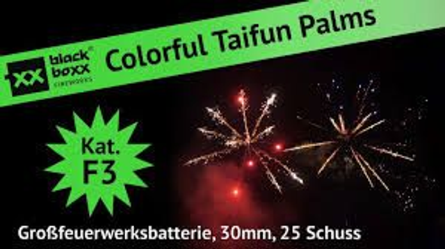 Colorful Taifun Palms  F3 !!!Nur für Erlaubnisscheininhaber!!! - BLACKBOXX