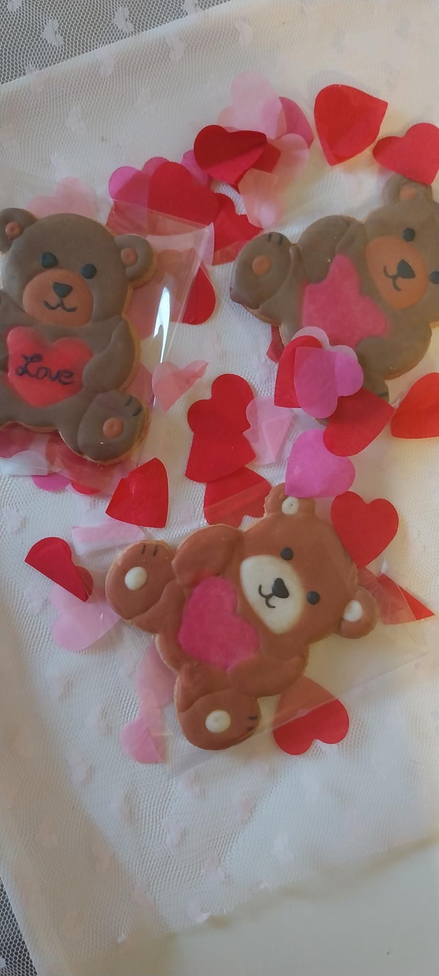 Biscuit st Valentin ourson