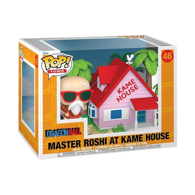 Dragon Ball POP! Town Vinyl Figur Kame  House w/Master Roshi 9 cm