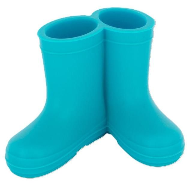 Pylones Toothbrush Holder, Boots, Blue