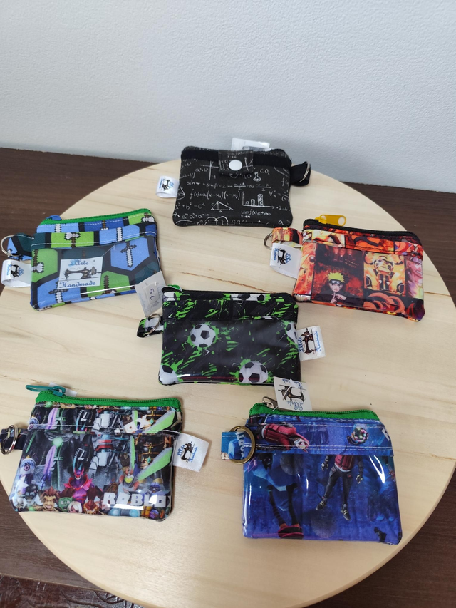 Porta moedas e cartões 