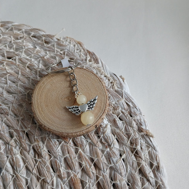 Sleutelhanger beschermengel Calciet (6.006)