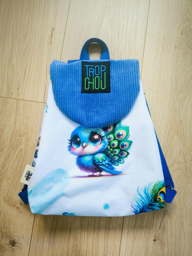 Sac à dos paon