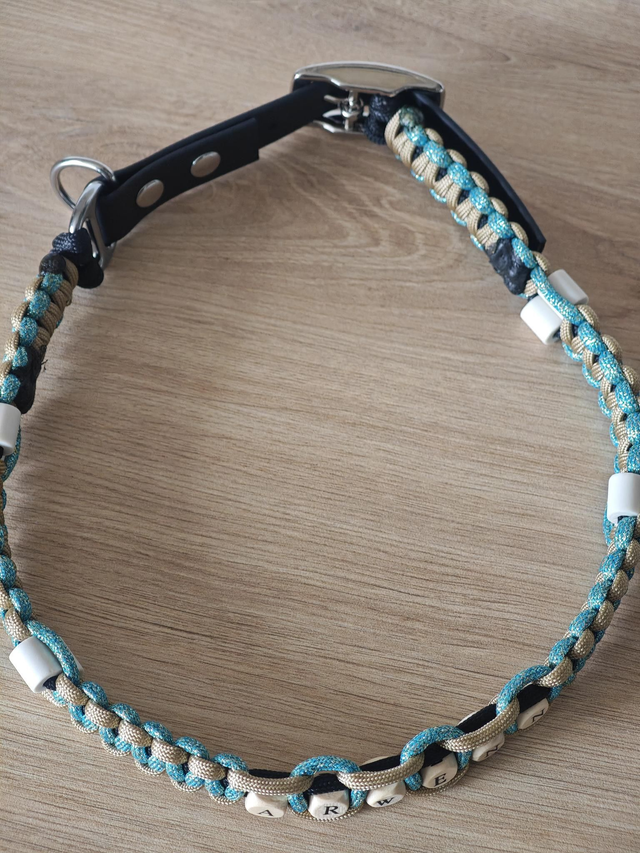 Collier en paracorde avec attache biothane (Réglables)